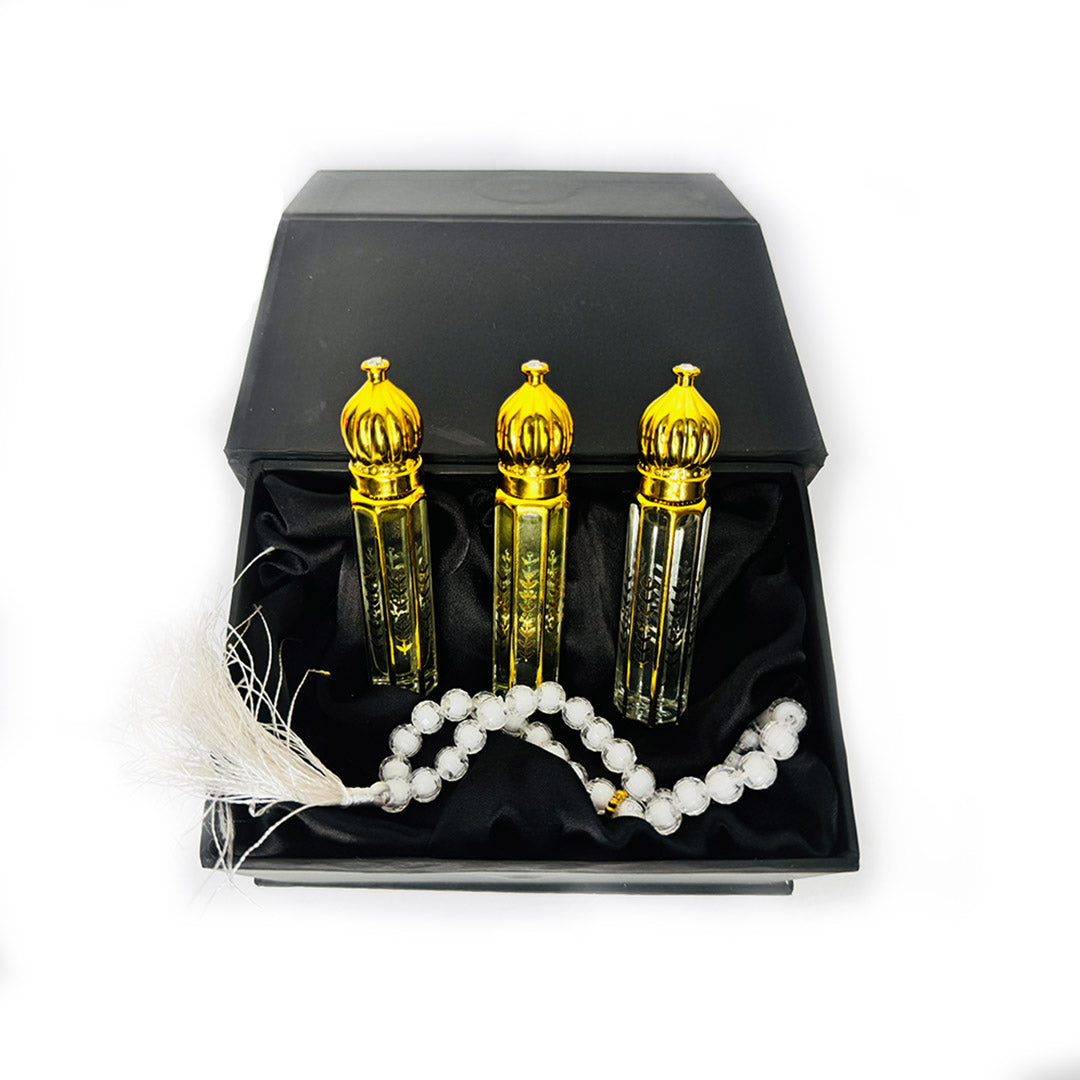 Premium 3 Attar Set – Long Lasting 8–10 Hours
