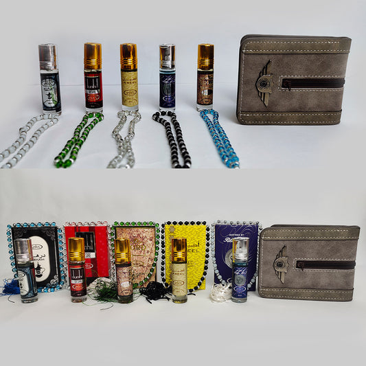 5 Attars Deal – Wallet, Tasbeeh & Surprise Gift
